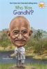 Book cover for "Who was Gandhi?".