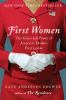 Book cover for "First women"