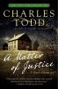 Book cover for "A matter of justice".