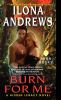 Book cover for "Burn for me".