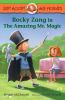 Book cover for "Rocky Zang in the amazing Mr. Magic"