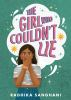 Book cover for "The girl who couldn't lie"
