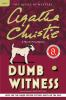 Book cover for "Dumb witness".