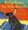 Book cover for "Sally goes to the beach".