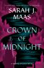 Book cover for "Crown of midnight".