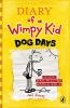 Book cover for "Diary of a wimpy kid".