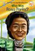 Book cover for "Who was Rosa Parks?".