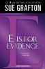 Book cover for "E is for evidence".