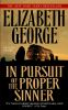 Book cover for "In pursuit of the proper sinner".