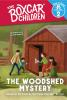 Book cover for "The woodshed mystery".
