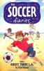 Book cover for "The soccer diaries"