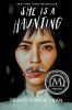 Book cover for "She is a haunting"