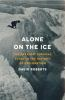 Book cover for "Alone on the ice"