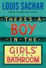 Book cover for "There's a boy in the girls' bathroom"