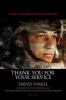 Book cover for "Thank you for your service"