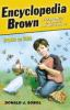Book cover for "Encyclopedia Brown cracks the case".
