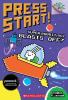 Book cover for "Super Rabbit Boy blasts off!".
