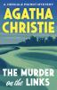 Book cover for "The murder on the links".