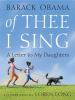 Book cover for "Of thee I sing"