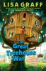 Book cover for "The great treehouse war"