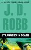 Book cover for "Strangers in death".