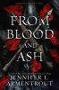 Book cover for "From blood and ash"