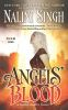 Book cover for "Angels' blood".