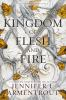 Book cover for "A kingdom of flesh and fire".
