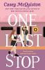 Book cover for "One last stop"