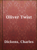 Book Cover for "Oliver Twist"