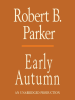 Book Cover for "Early Autumn"