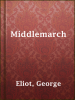 Book Cover for "Middlemarch"