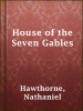 Book Cover for "House of the Seven Gables"