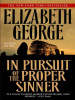 Book Cover for "In Pursuit of the Proper Sinner"