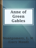Book Cover for "Anne of Green Gables"