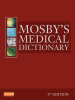 Book Cover for "Mosby's Medical Dictionary--E-Book"