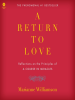 Book Cover for "A Return to Love"