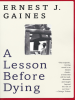 Book Cover for "A Lesson Before Dying"