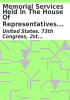 Book cover for "Memorial services held in the House of Representatives of the United States, together with remarks presented in eulogy of Edward W. Pou".