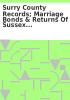 Book cover for "Surry County Records; Marriage Bonds & Returns of Sussex County; Historic Washington County; Addresses Delivered Before the Historical Society of Washington County; Wills of Westmorland County.".