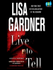 Book Cover for "Live to Tell"