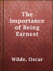 Book Cover for "The Importance of Being Earnest"