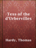 Book Cover for "Tess of the d'Urbervilles"
