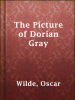 Book Cover for "The Picture of Dorian Gray"