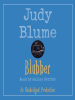 Book Cover for "Blubber"