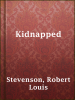 Book Cover for "Kidnapped"