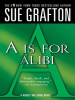 Book Cover for "A is for Alibi"