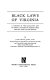 Book cover for "Black laws of Virginia".
