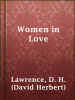 Book Cover for "Women in Love"