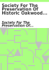 Book cover for "Society for the Preservation of Historic Oakwood Records".
